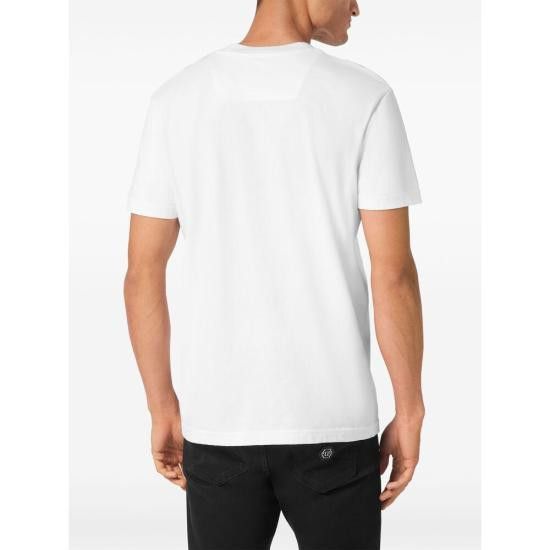 Philipp Plein PHILIPP PLEIN Men T-Shirts MTK8165 PJY002N 01 WHITE Size US XL / EU 56 / 4 - 2 Thumbnail