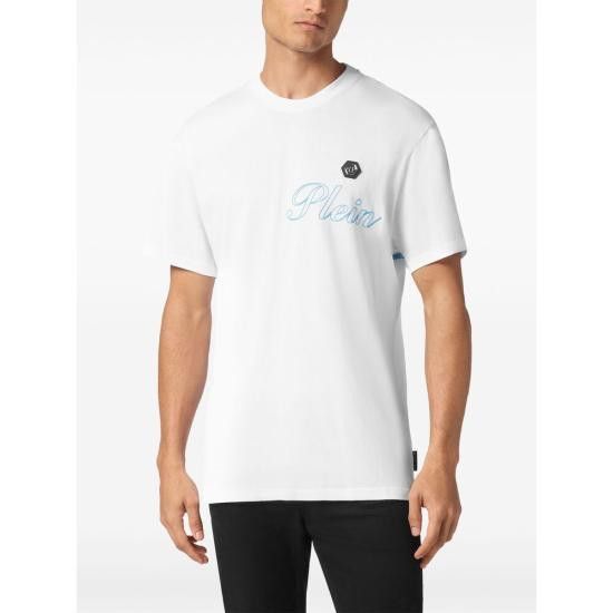 Philipp Plein PHILIPP PLEIN Men T-Shirts MTK8063 PJY002N 0108 WHITE Size US XL / EU 56 / 4 - 4 Thumbnail