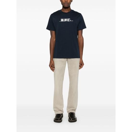 A.P.C. A.P.C. Men T-Shirts COHBW M26502 IAK BLUE Size US S / EU 44-46 / 1 - 4 Thumbnail