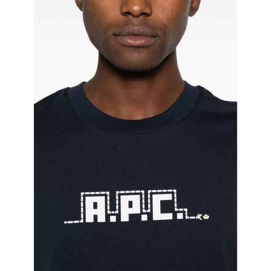 A.P.C. A.P.C. Men T-Shirts COHBW M26502 IAK BLUE Size US S / EU 44-46 / 1 - 3 Thumbnail