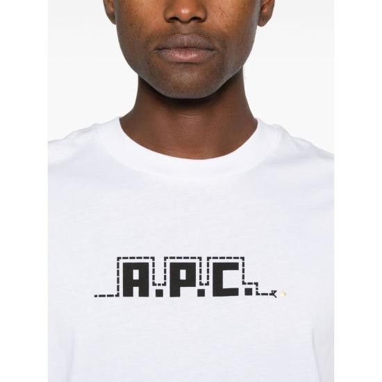 A.P.C. A.P.C. Men T-Shirts COHBW M26502 AAB WHITE Size US L / EU 52-54 / 3 - 4 Thumbnail