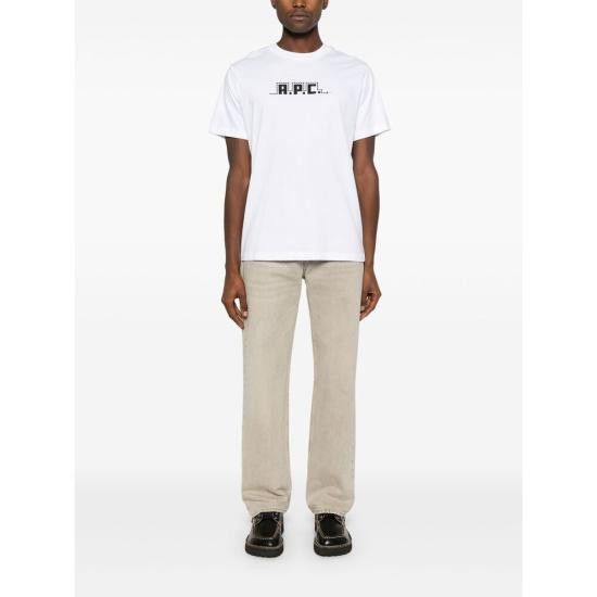 A.P.C. A.P.C. Men T-Shirts COHBW M26502 AAB WHITE Size US L / EU 52-54 / 3 - 2 Thumbnail