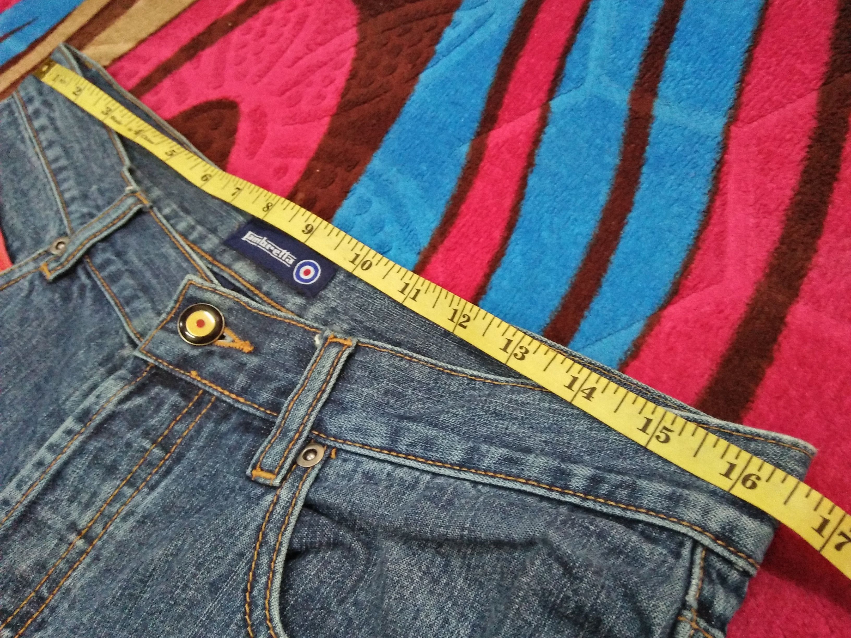 Lambretta LAMBRETTA Union Jack Flag Y2K England Straight Fit Jeans Size US 32 / EU 48 - 8 Thumbnail