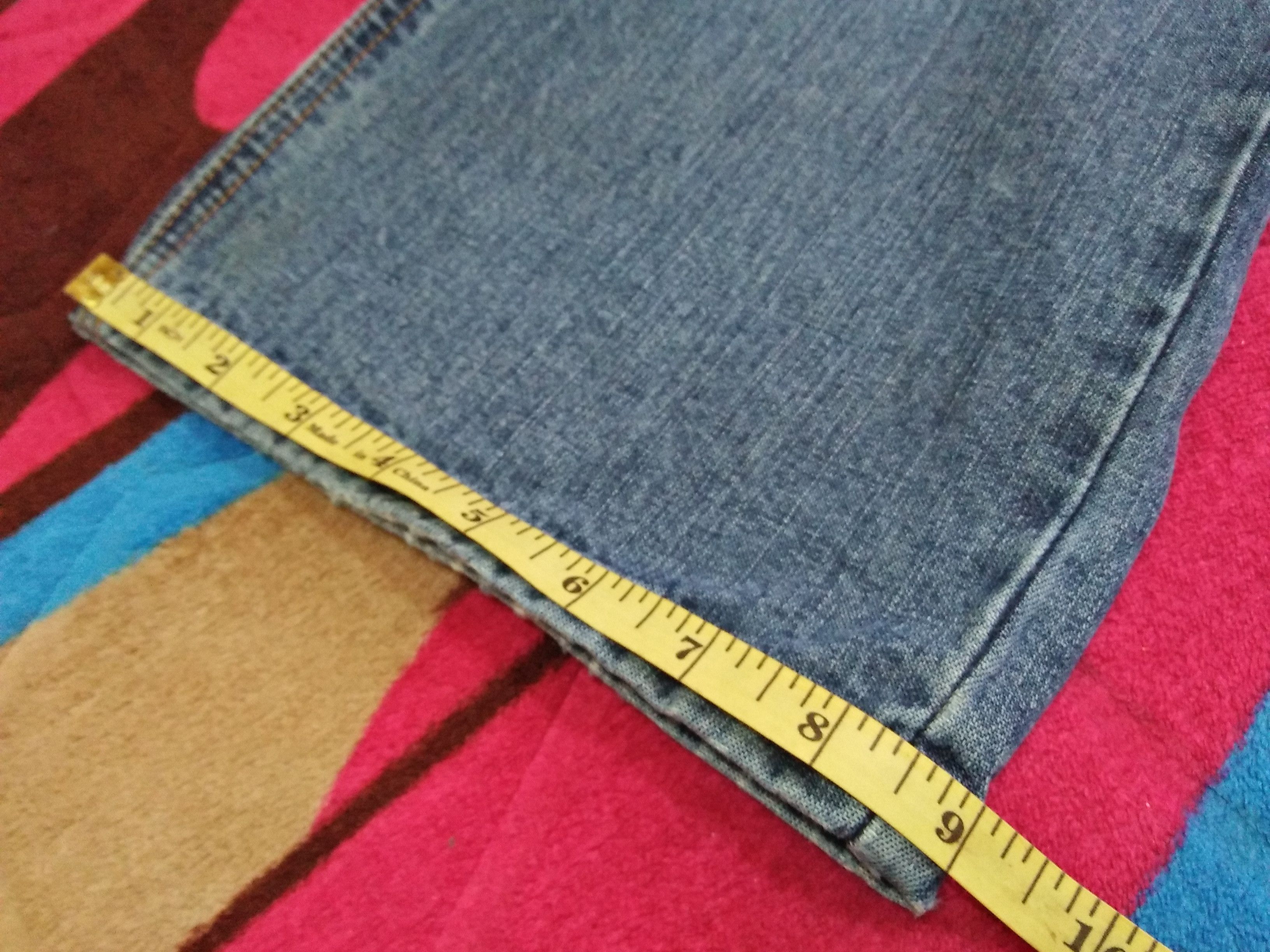 Lambretta LAMBRETTA Union Jack Flag Y2K England Straight Fit Jeans Size US 32 / EU 48 - 13 Thumbnail