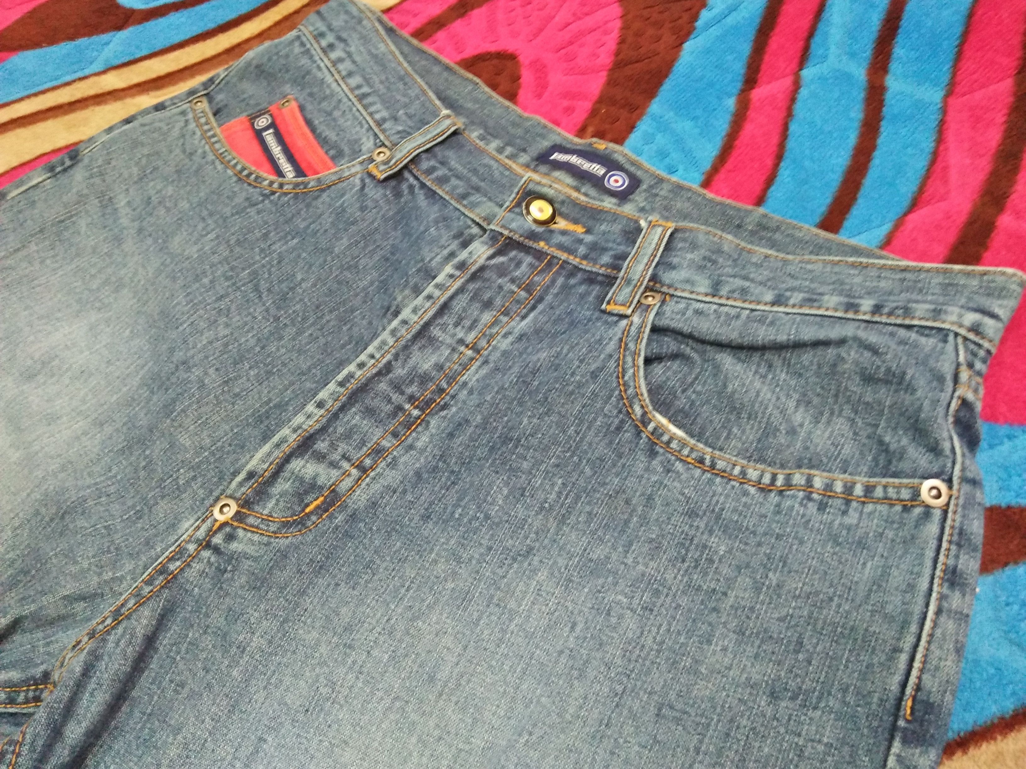 Lambretta LAMBRETTA Union Jack Flag Y2K England Straight Fit Jeans Size US 32 / EU 48 - 5 Thumbnail