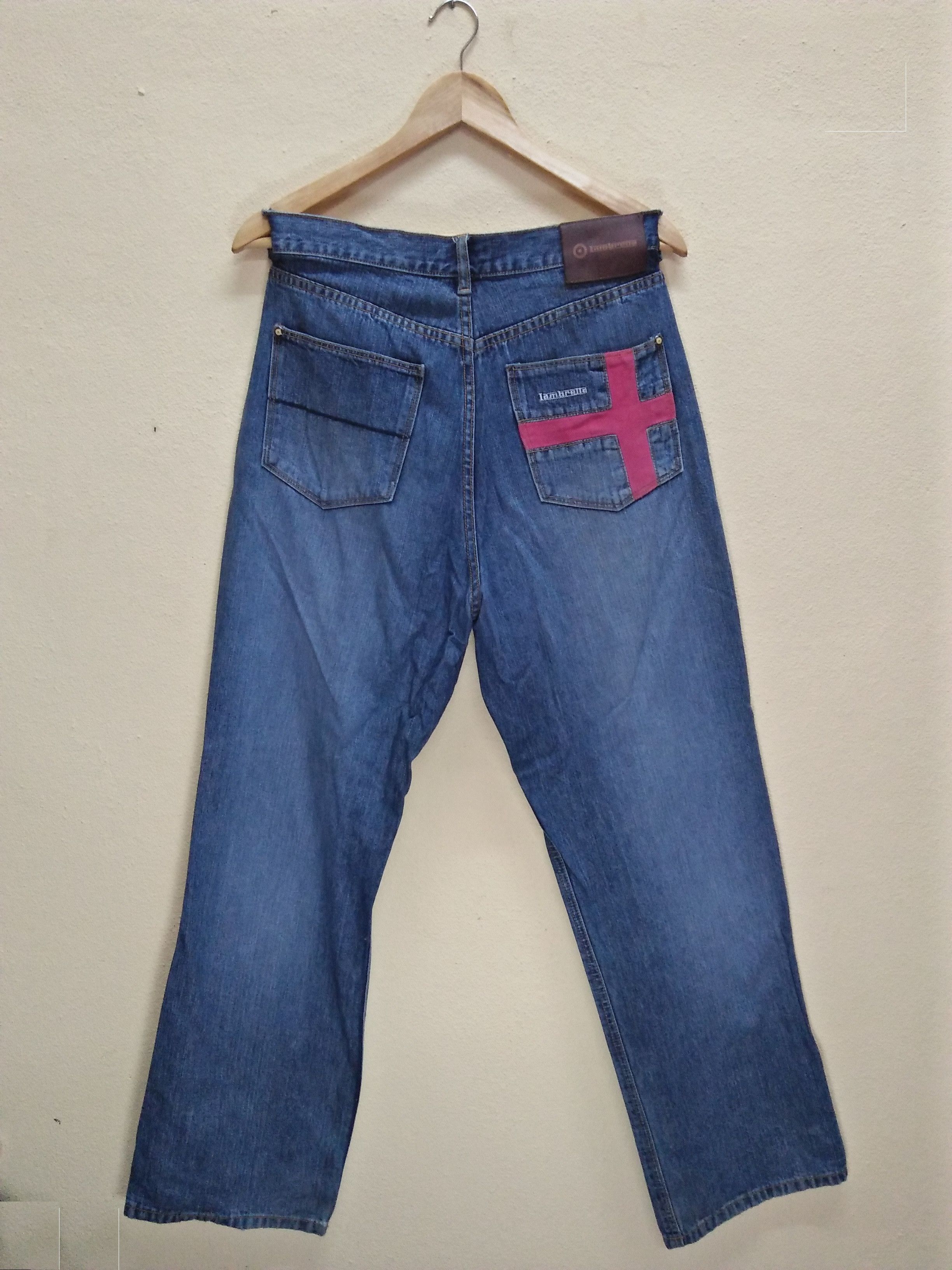 Lambretta LAMBRETTA Union Jack Flag Y2K England Straight Fit Jeans Size US 32 / EU 48 - 1 Thumbnail