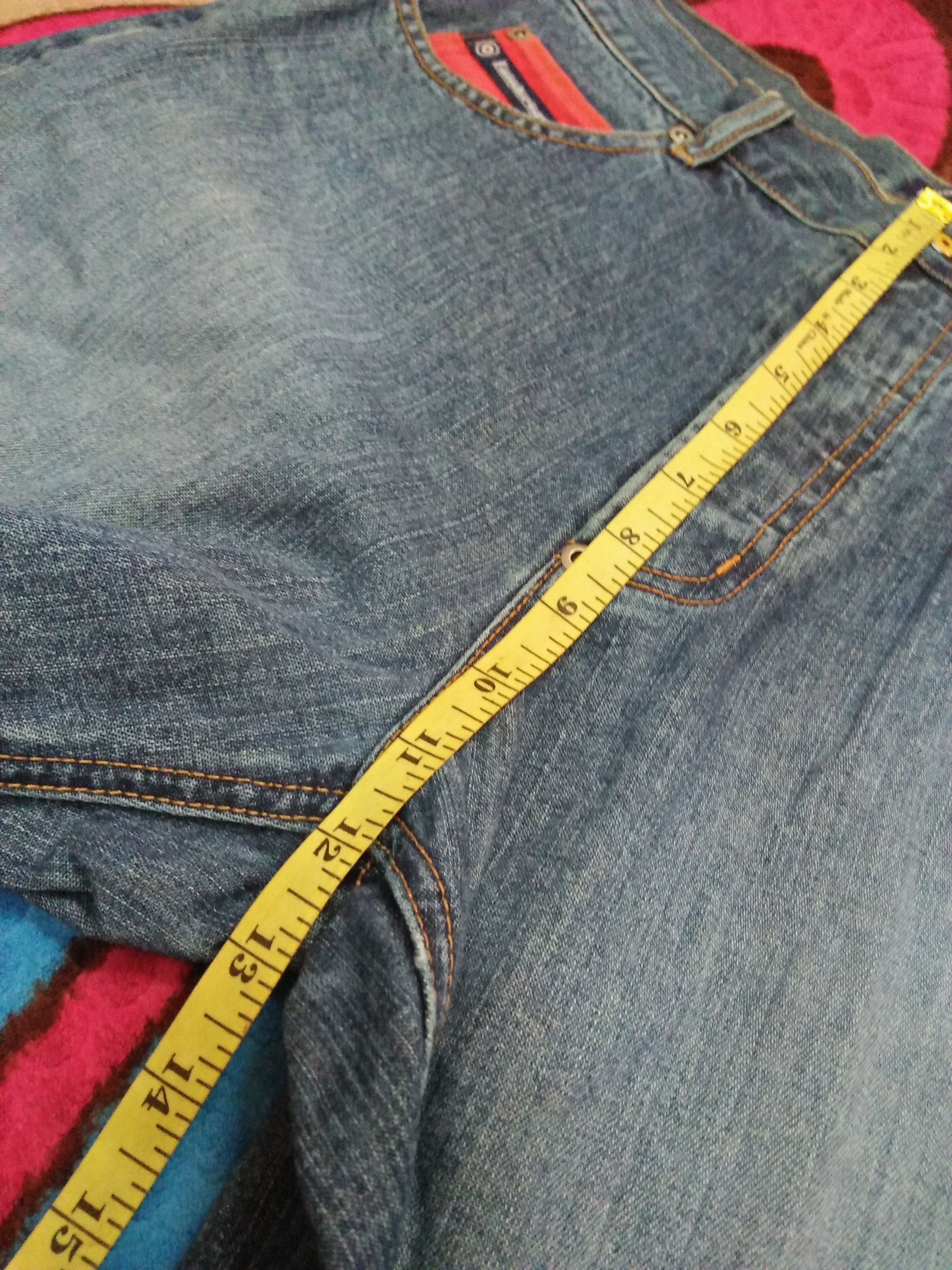 Lambretta LAMBRETTA Union Jack Flag Y2K England Straight Fit Jeans Size US 32 / EU 48 - 9 Thumbnail