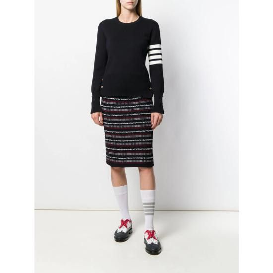 Thom Browne THOM BROWNE Women Jackets FKA239A 00219 415 BLUE Size XS / US 0-2 / IT 36-38 - 2 Thumbnail