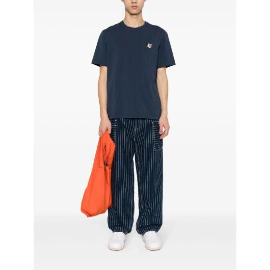 Maison Kitsune MAISON KITSUNE Men T-Shirts LM00104KJ0008 INBLU BLUE Size US M / EU 48-50 / 2 - 4 Thumbnail