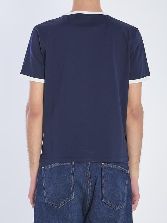 Tシャツ・カットソー CELINE Men T Shirts RX02R507Z BLUE Celine CELINE Men T-Shirts RX02R507Z BLUE | Grailed