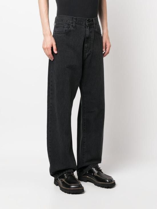 Carhartt Wip CARHARTT WIP Men Straight Pants I030468 8960 Black Size US 29 - 3 Thumbnail
