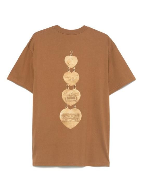 Carhartt Wip CARHARTT WIP Men T-Shirts I034663 HZXX Brown Size US L / EU 52-54 / 3 - 2 Thumbnail