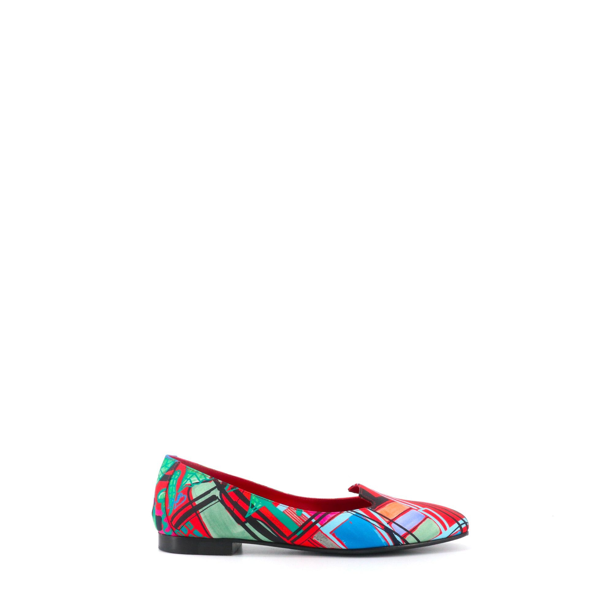 Hermes HERMÈS - Holly Hermès loafers in multicolored canvas (T37) Size US 6 / IT 36 - 2 Thumbnail
