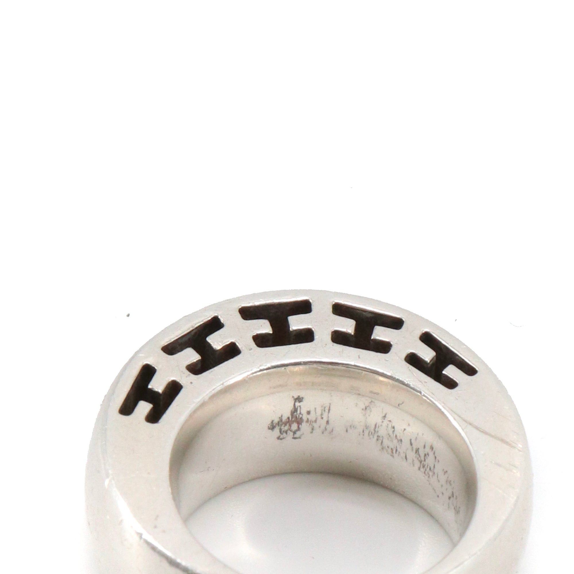 Hermes HERMÈS - Clarté Hermès ring in silver (T52) Size ONE SIZE - 5 Thumbnail
