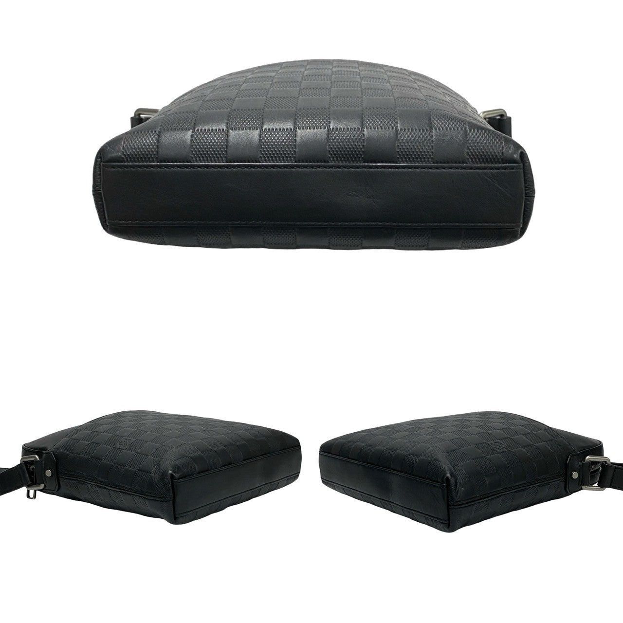 Louis Vuitton Louis Vuitton Shoulder Bag Black Leather Size ONE SIZE - 6 Thumbnail