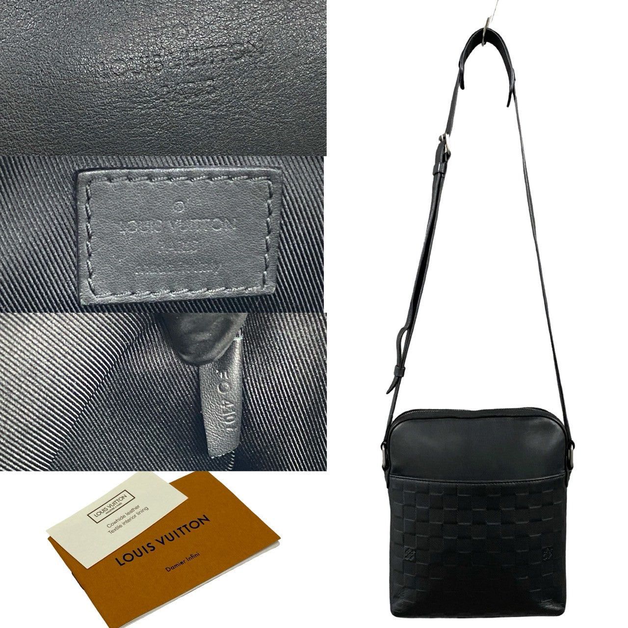 Louis Vuitton Louis Vuitton Shoulder Bag Black Leather Size ONE SIZE - 3 Thumbnail