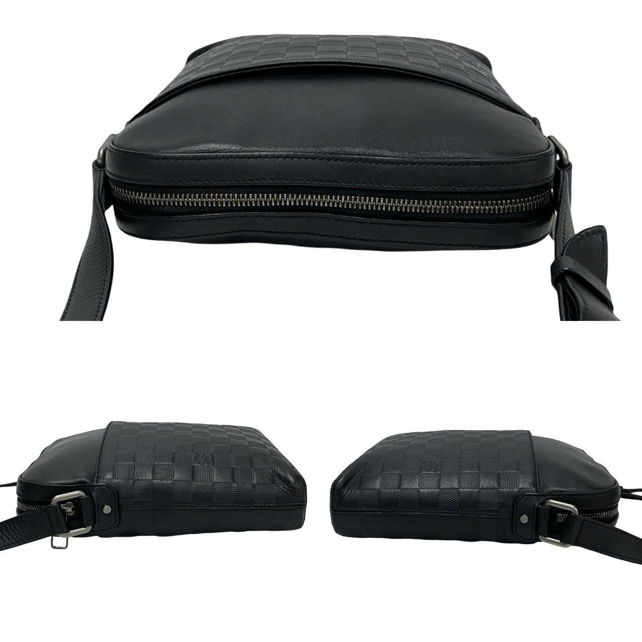 Louis Vuitton Louis Vuitton Shoulder Bag Black Leather Size ONE SIZE - 5 Thumbnail