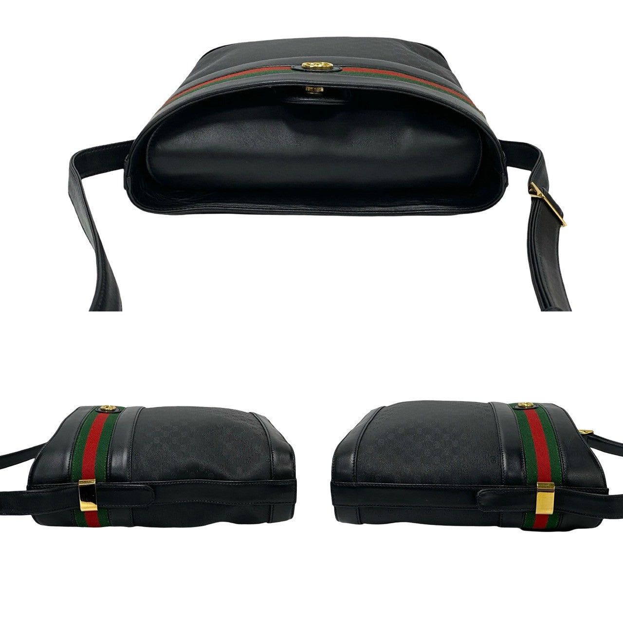 Gucci Gucci Shoulder Bag Black Leather Size ONE SIZE - 5 Thumbnail