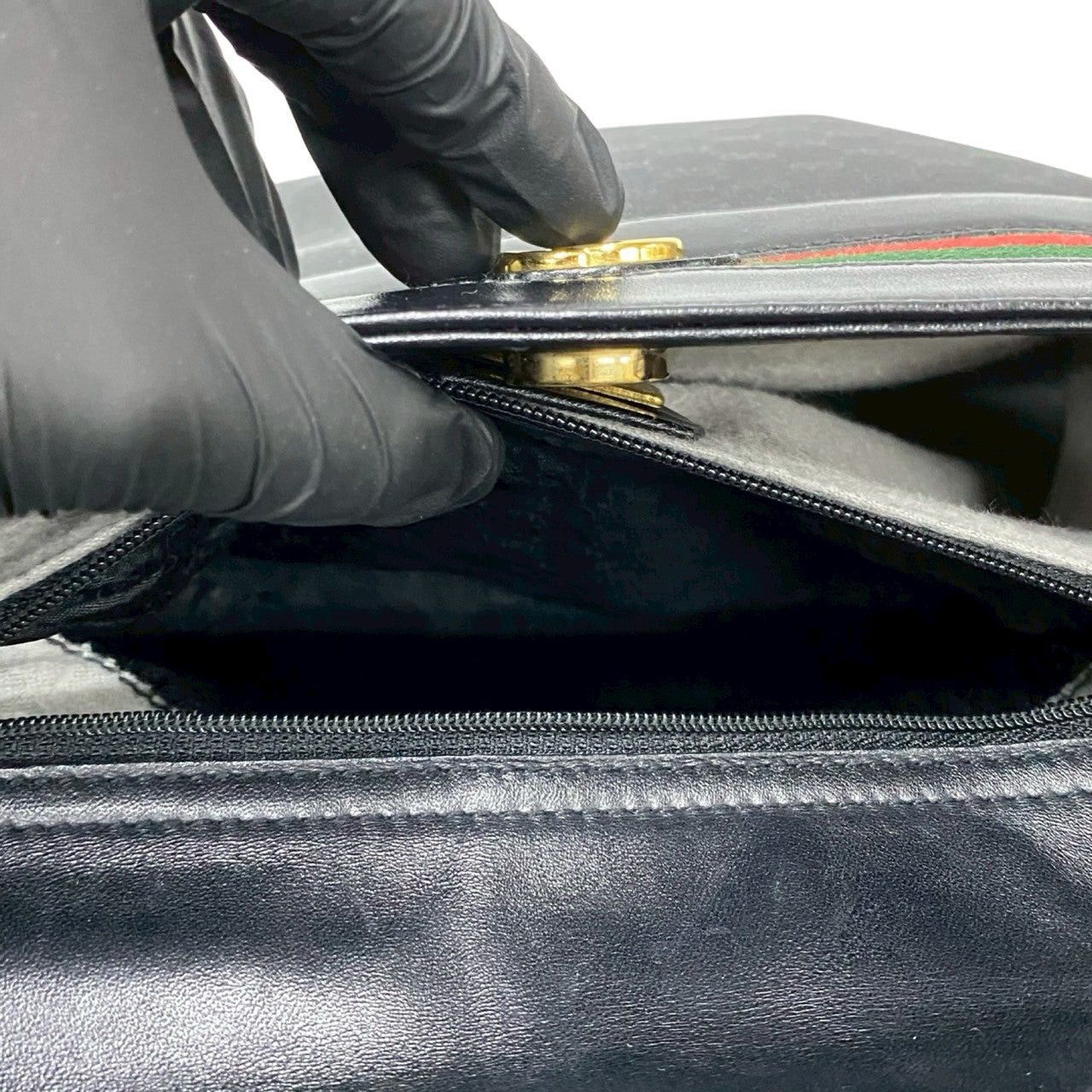 Gucci Gucci Shoulder Bag Black Leather Size ONE SIZE - 9 Thumbnail