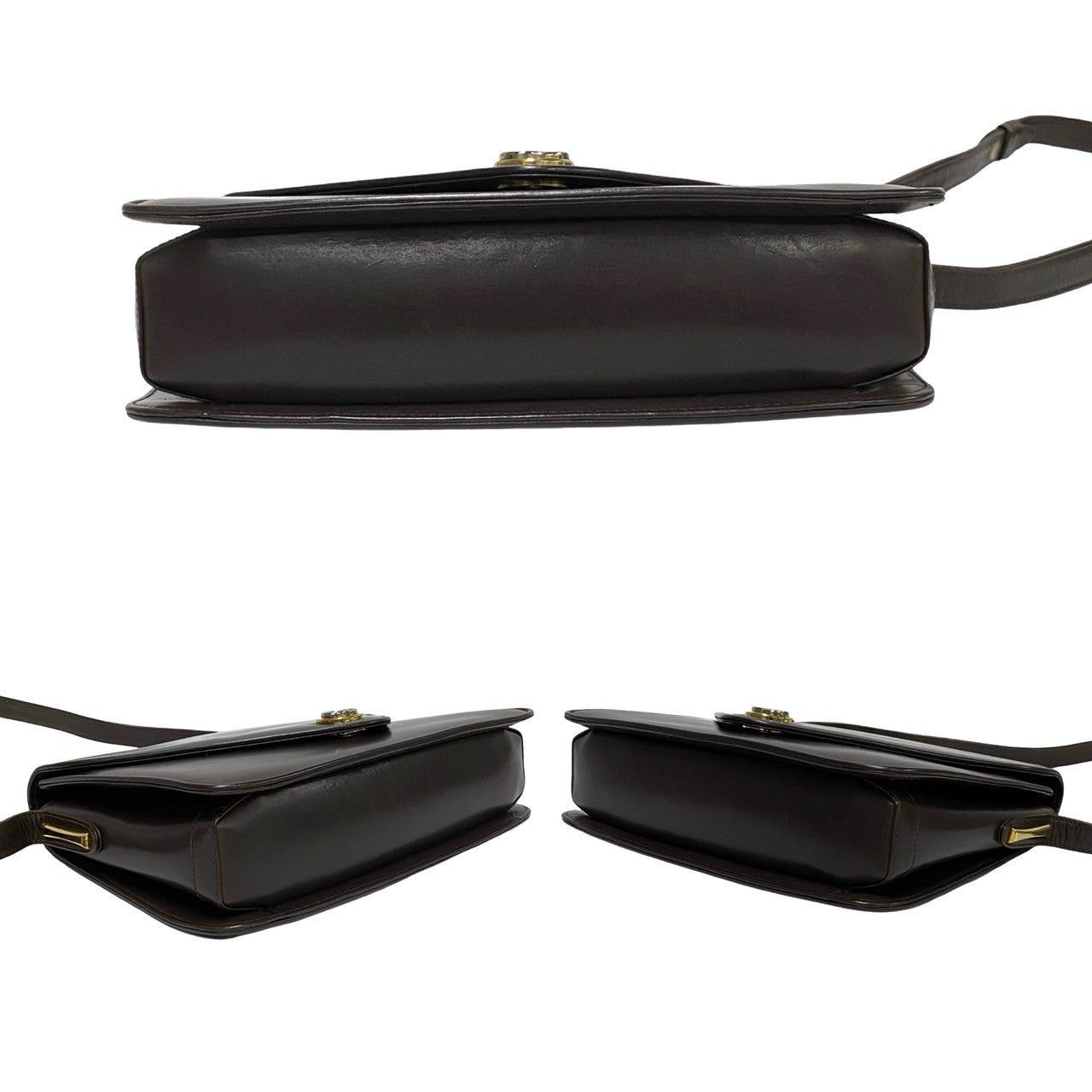 Gucci Gucci Shoulder Bag Brown Leather Size ONE SIZE - 6 Thumbnail