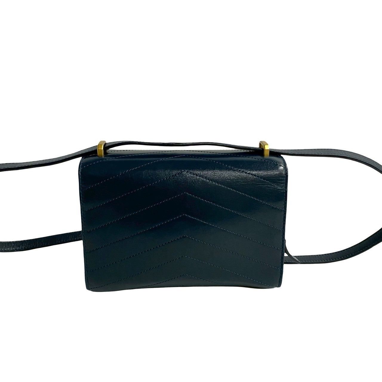 Chanel Chanel Shoulder Bag Blue Leather Size ONE SIZE - 4 Thumbnail