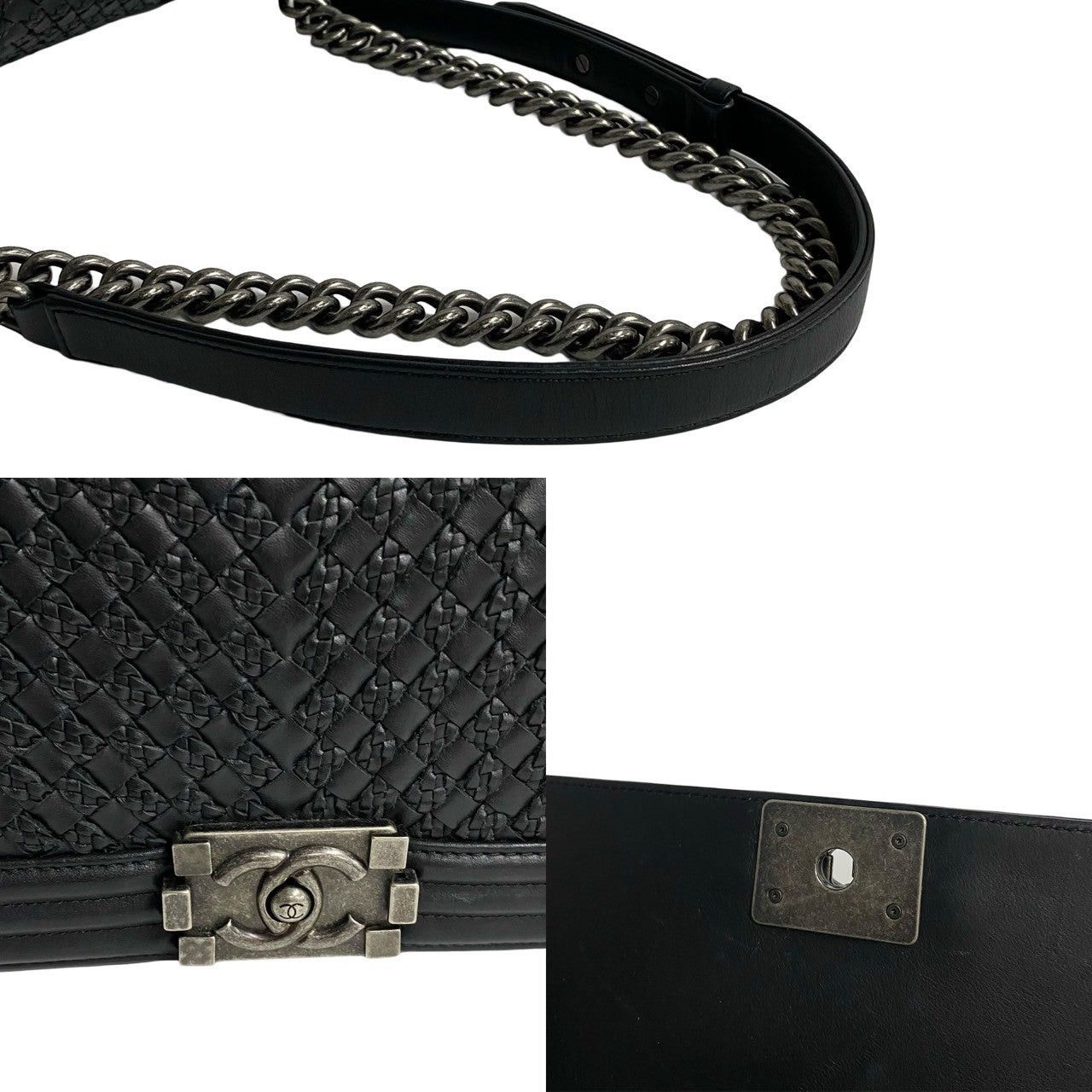 Chanel Chanel Shoulder Bag Black Leather Size ONE SIZE - 8 Thumbnail