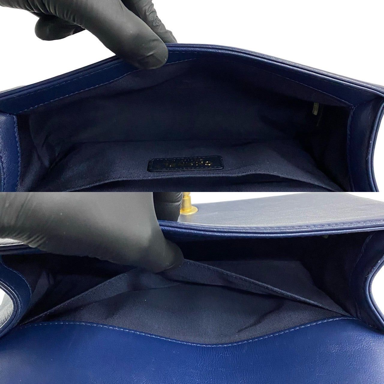 Chanel Chanel Shoulder Bag Blue Leather Size ONE SIZE - 8 Thumbnail