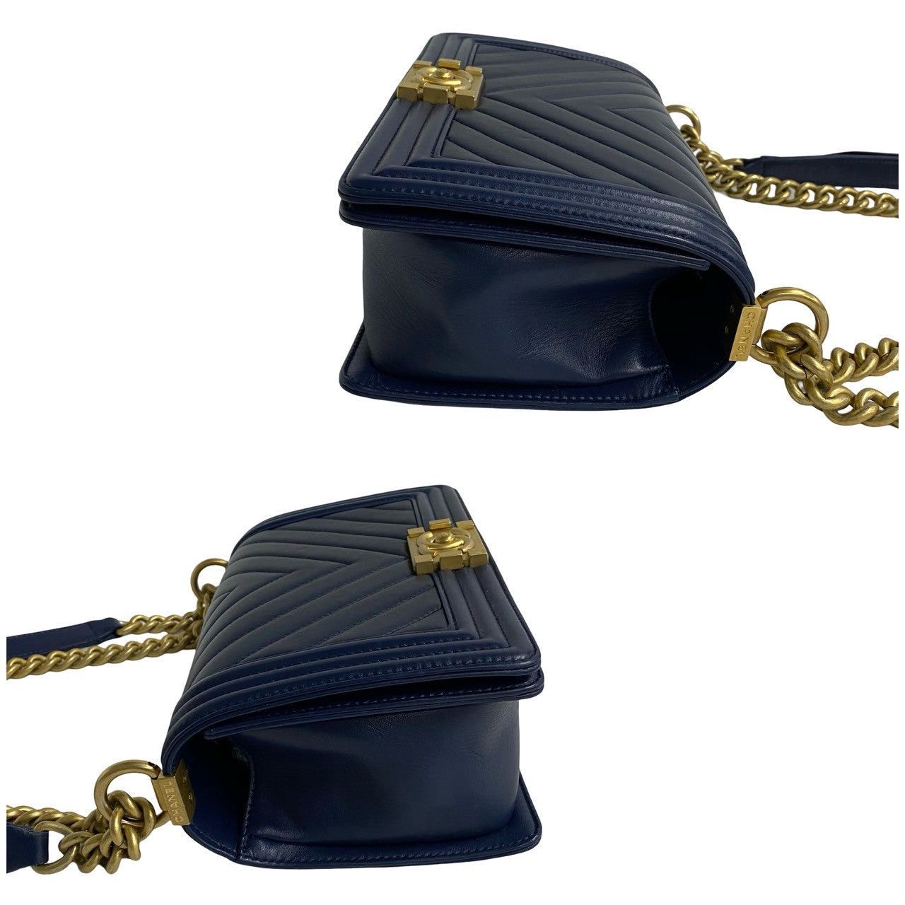 Chanel Chanel Shoulder Bag Blue Leather Size ONE SIZE - 5 Thumbnail