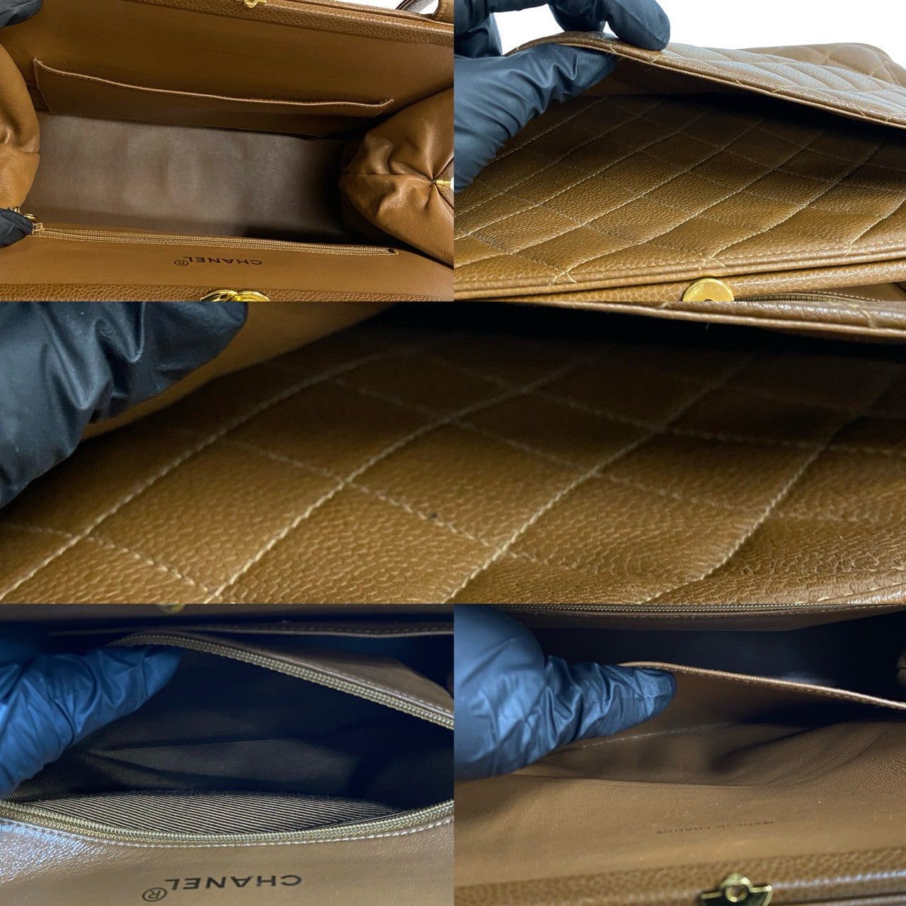 Chanel Chanel Tote Bag Brown Leather Size ONE SIZE - 8 Thumbnail