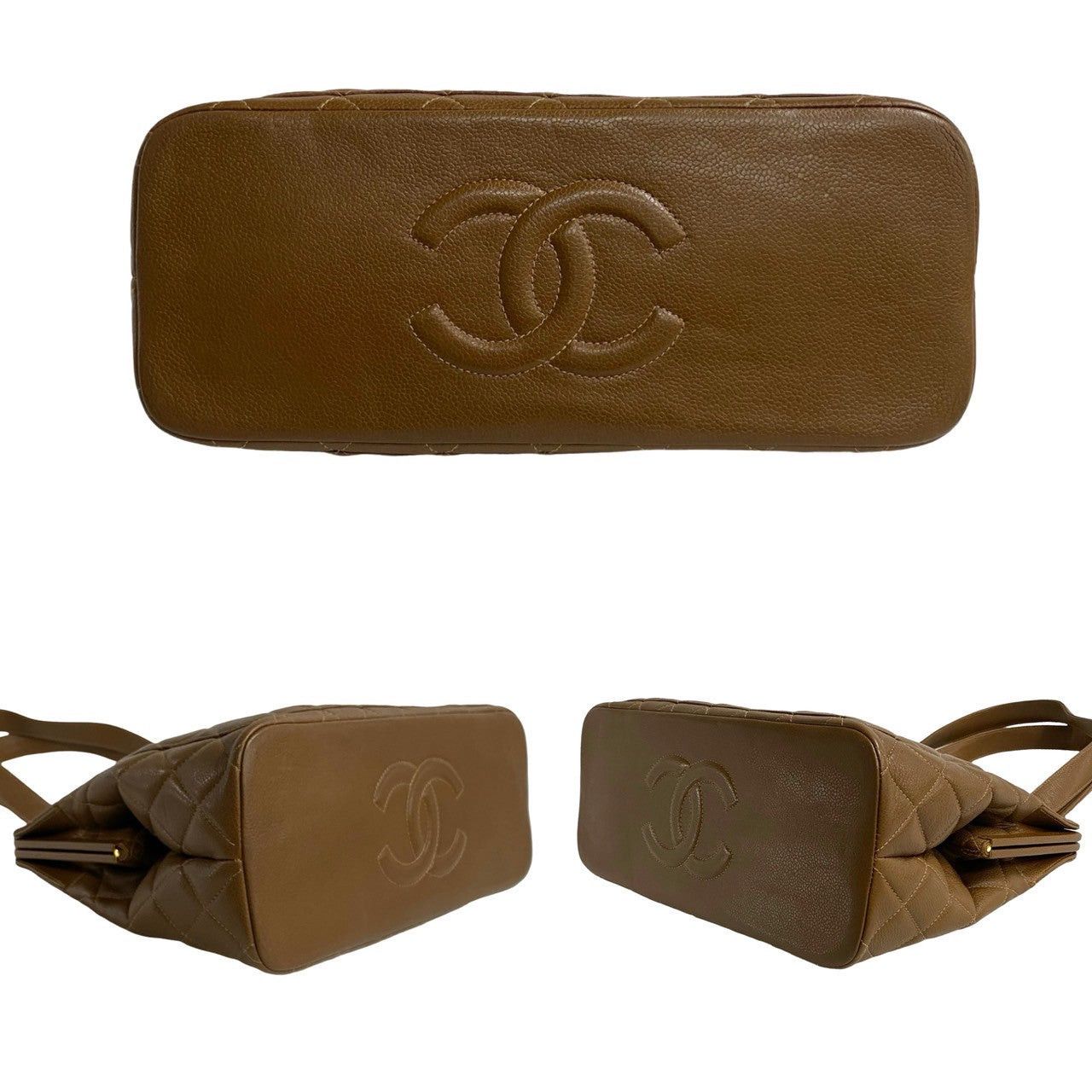 Chanel Chanel Tote Bag Brown Leather Size ONE SIZE - 6 Thumbnail