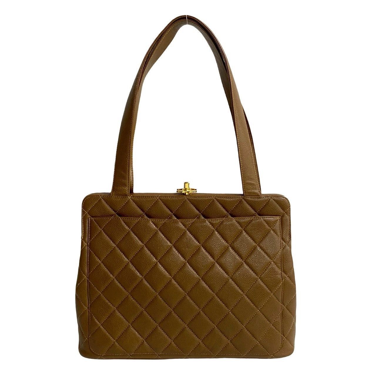 Chanel Chanel Tote Bag Brown Leather Size ONE SIZE - 4 Thumbnail