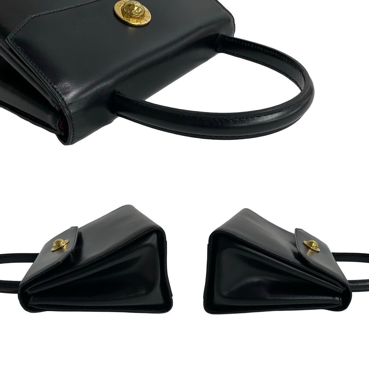 Celine Celine Handbag Black Leather Size ONE SIZE - 5 Thumbnail