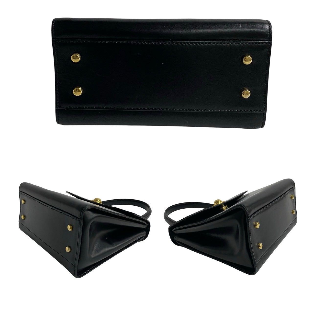 Celine Celine Handbag Black Leather Size ONE SIZE - 6 Thumbnail