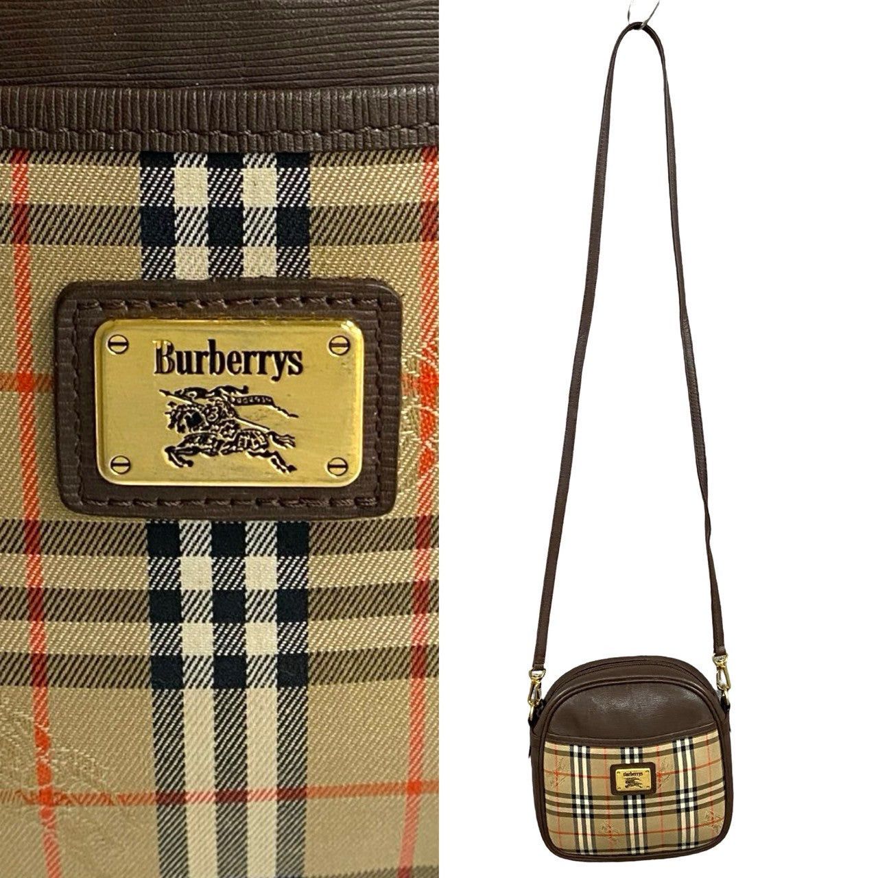 Burberry Burberry Shoulder Bag Brown Leather Size ONE SIZE - 3 Thumbnail