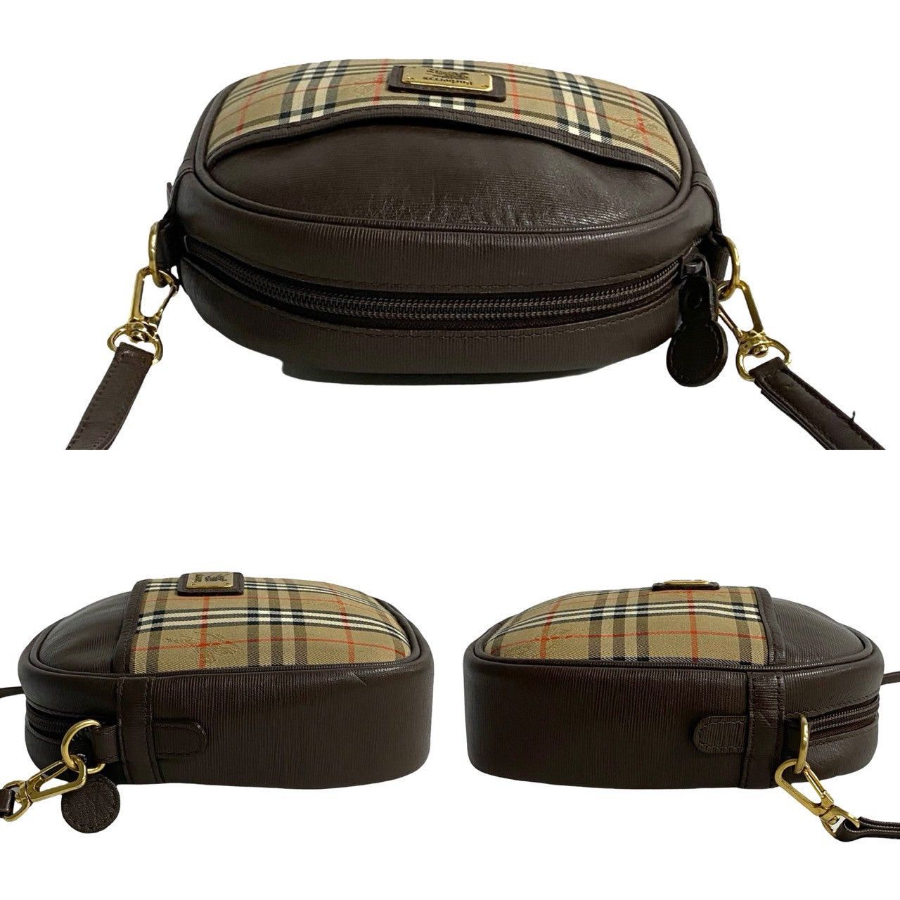 Burberry Burberry Shoulder Bag Brown Leather Size ONE SIZE - 5 Thumbnail