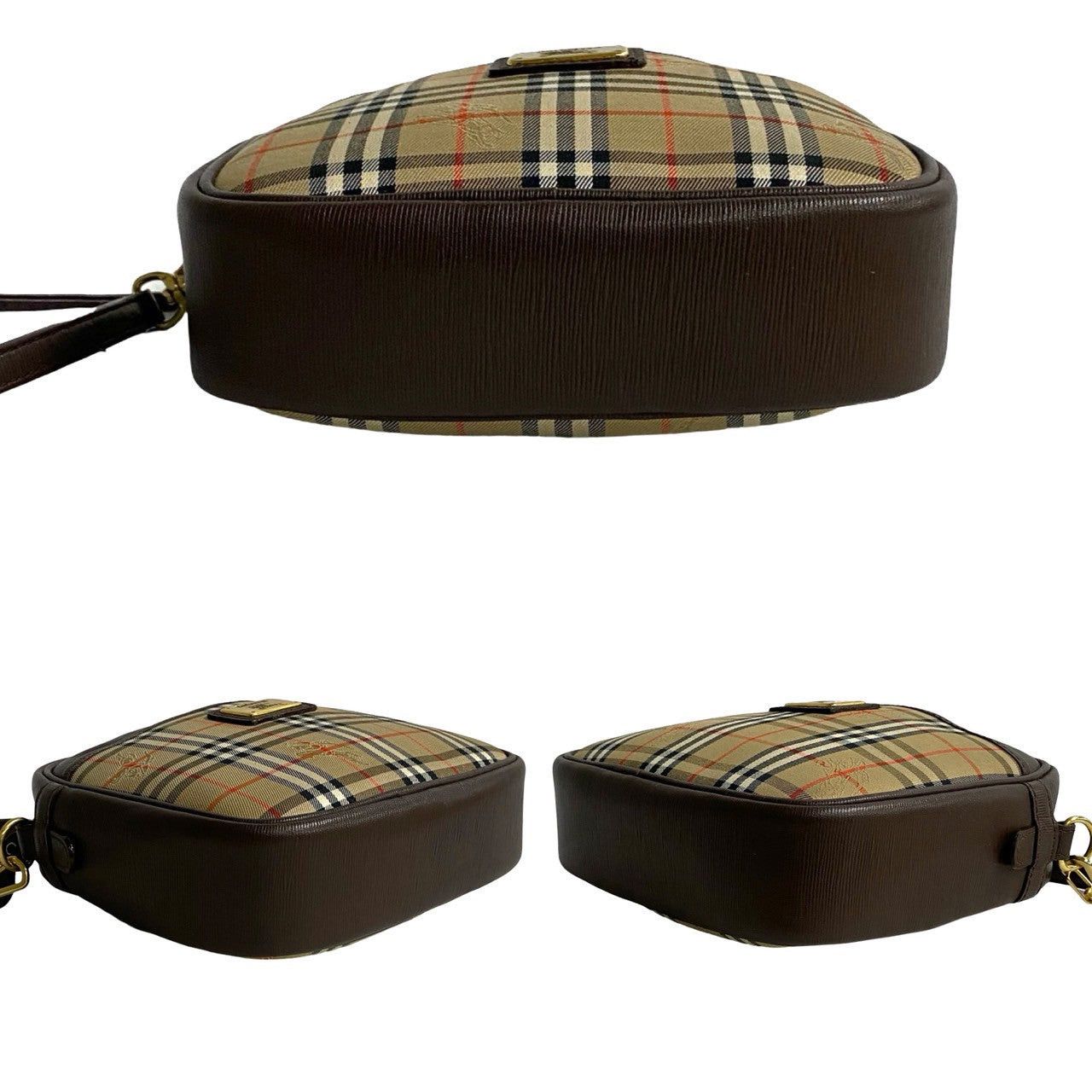 Burberry Burberry Shoulder Bag Brown Leather Size ONE SIZE - 6 Thumbnail
