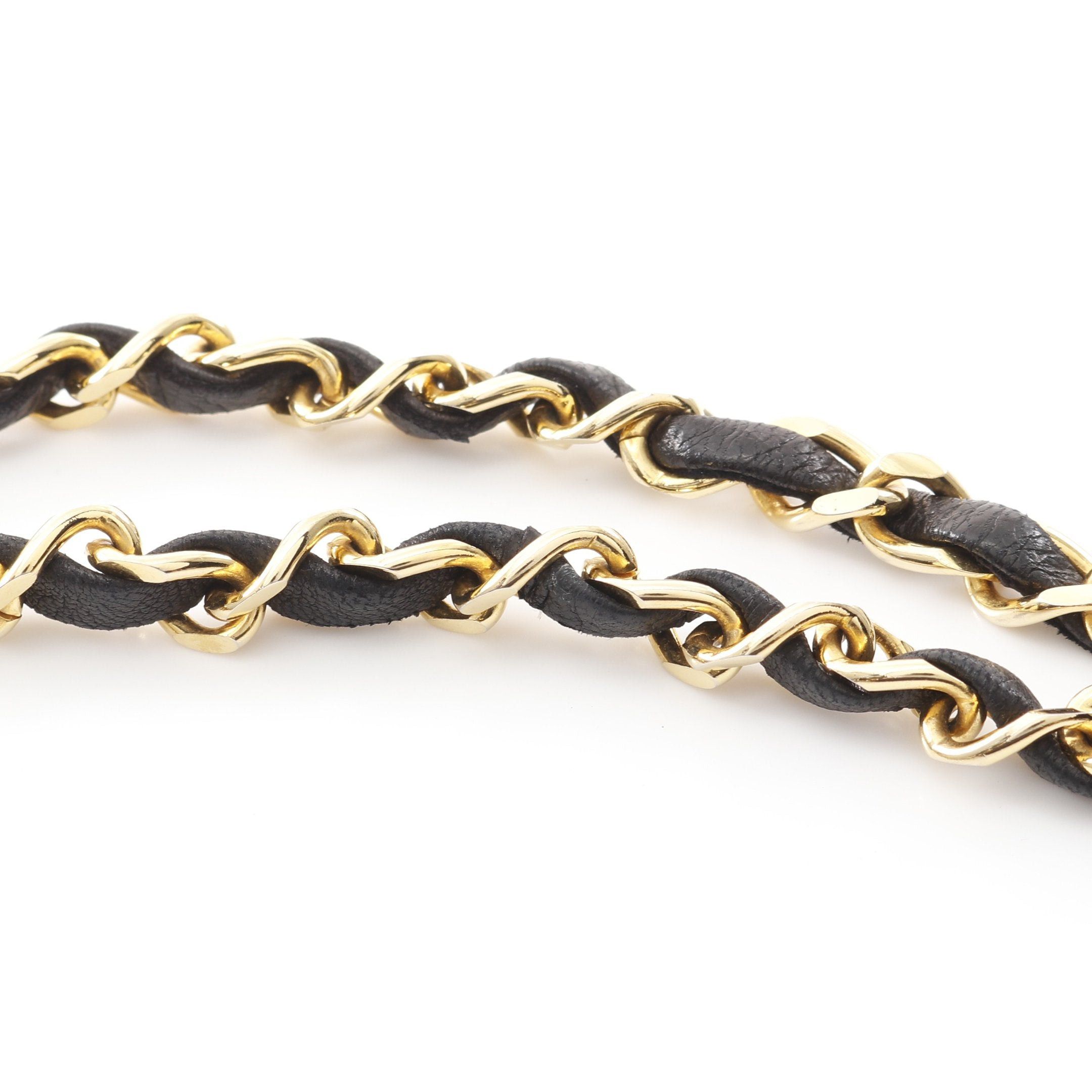 Chanel Chanel Matelasse Double Flap Chain Shoulder Bag Lambskin Black Gold Hardware Size ONE SIZE - 7 Thumbnail