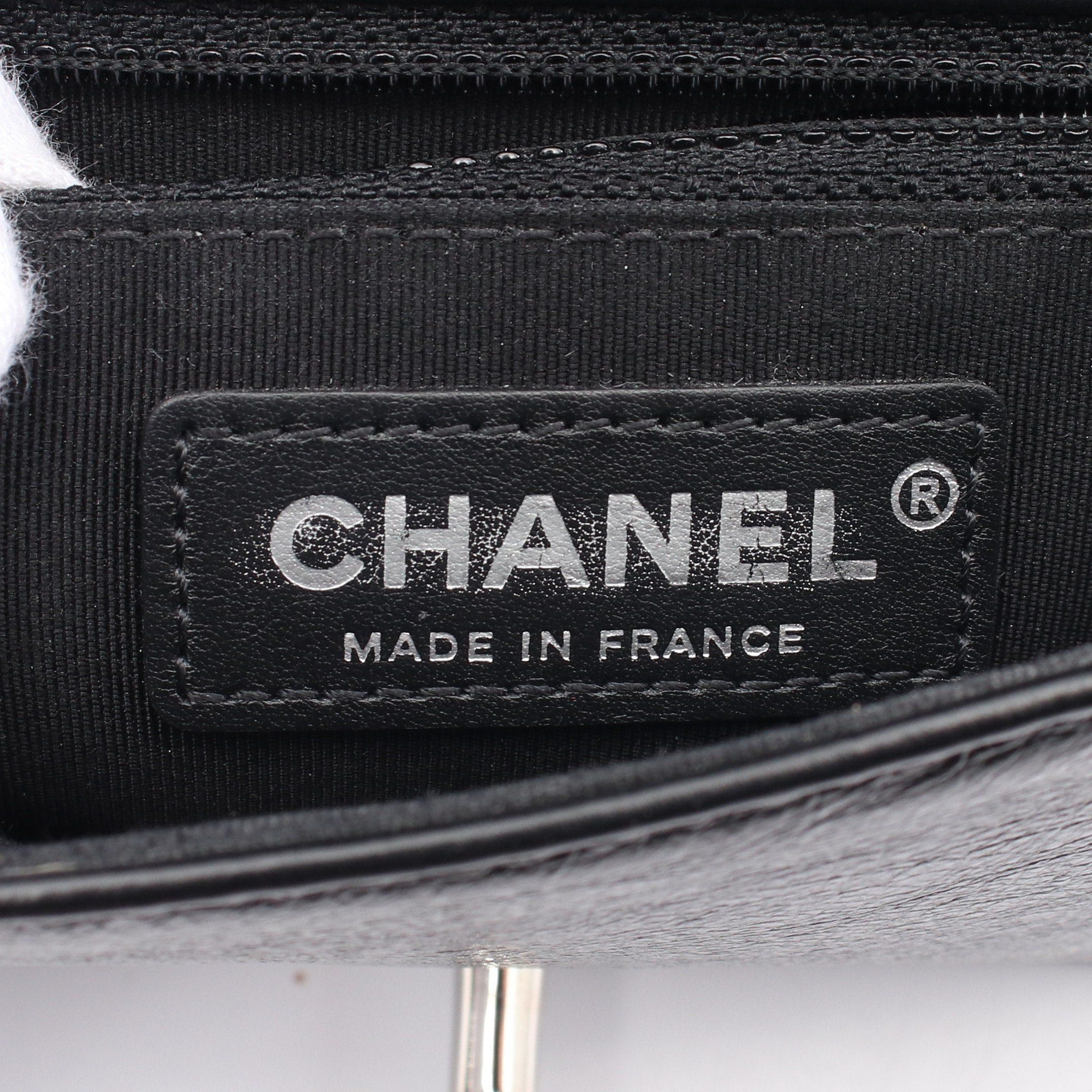 Chanel Chanel Matelasse Single Flap Chain Shoulder Bag Leather Black Silver Hardware Size ONE SIZE - 4 Thumbnail