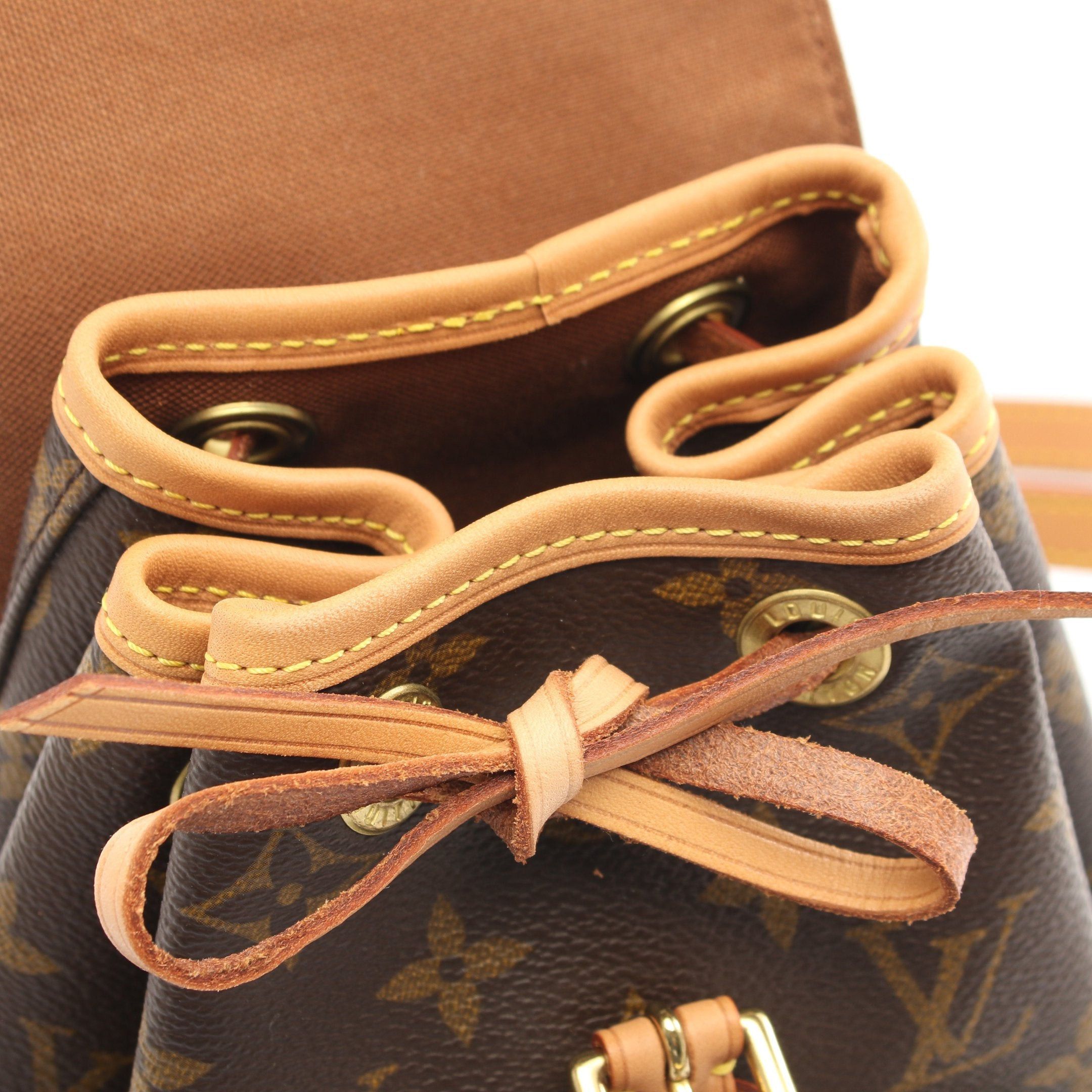 Louis Vuitton Louis Vuitton Mini Monster Monogram Backpack Rucksack Leather Brown Size ONE SIZE - 8 Thumbnail