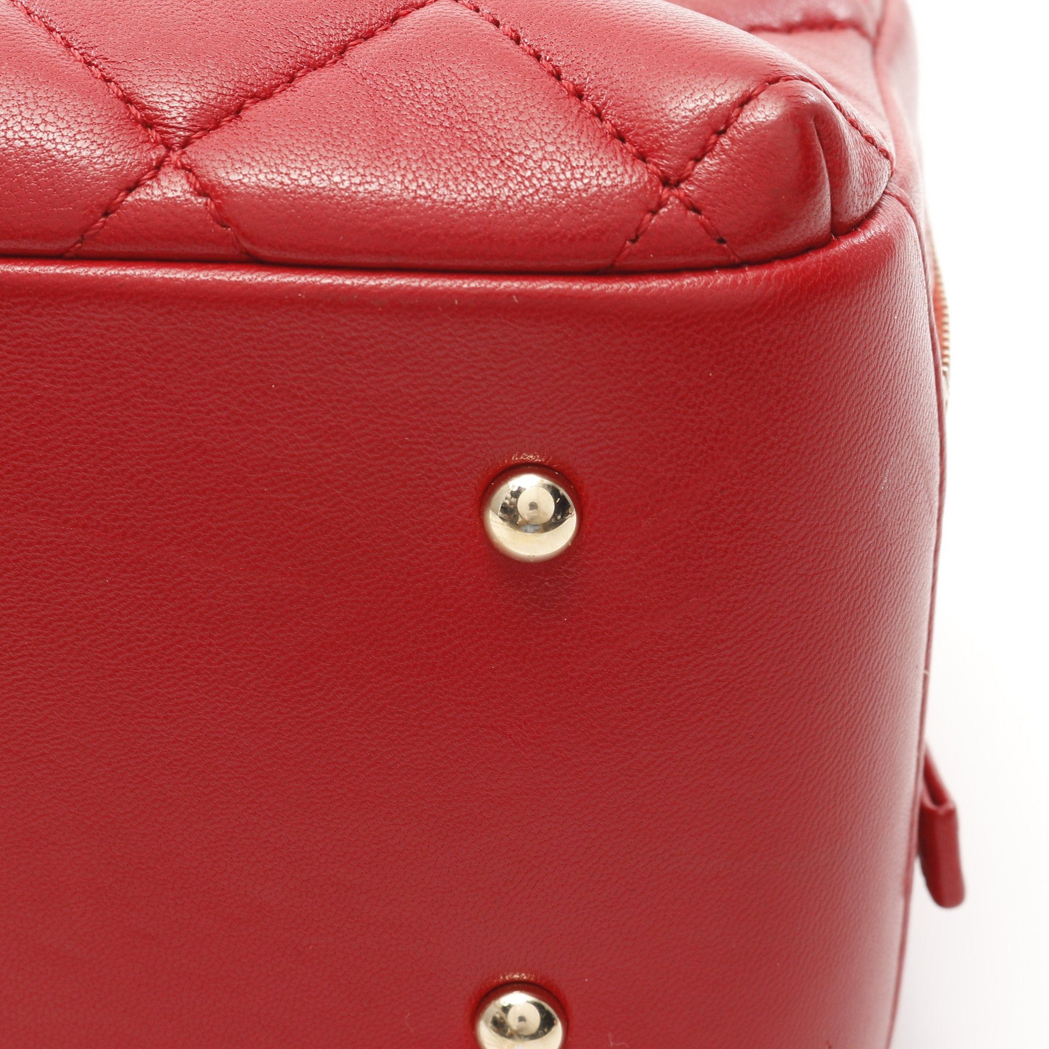 Chanel Chanel Trendy Cc Top Handle Chain Shoulder Bag Lambskin Red Gold Hardware Size ONE SIZE - 10 Thumbnail