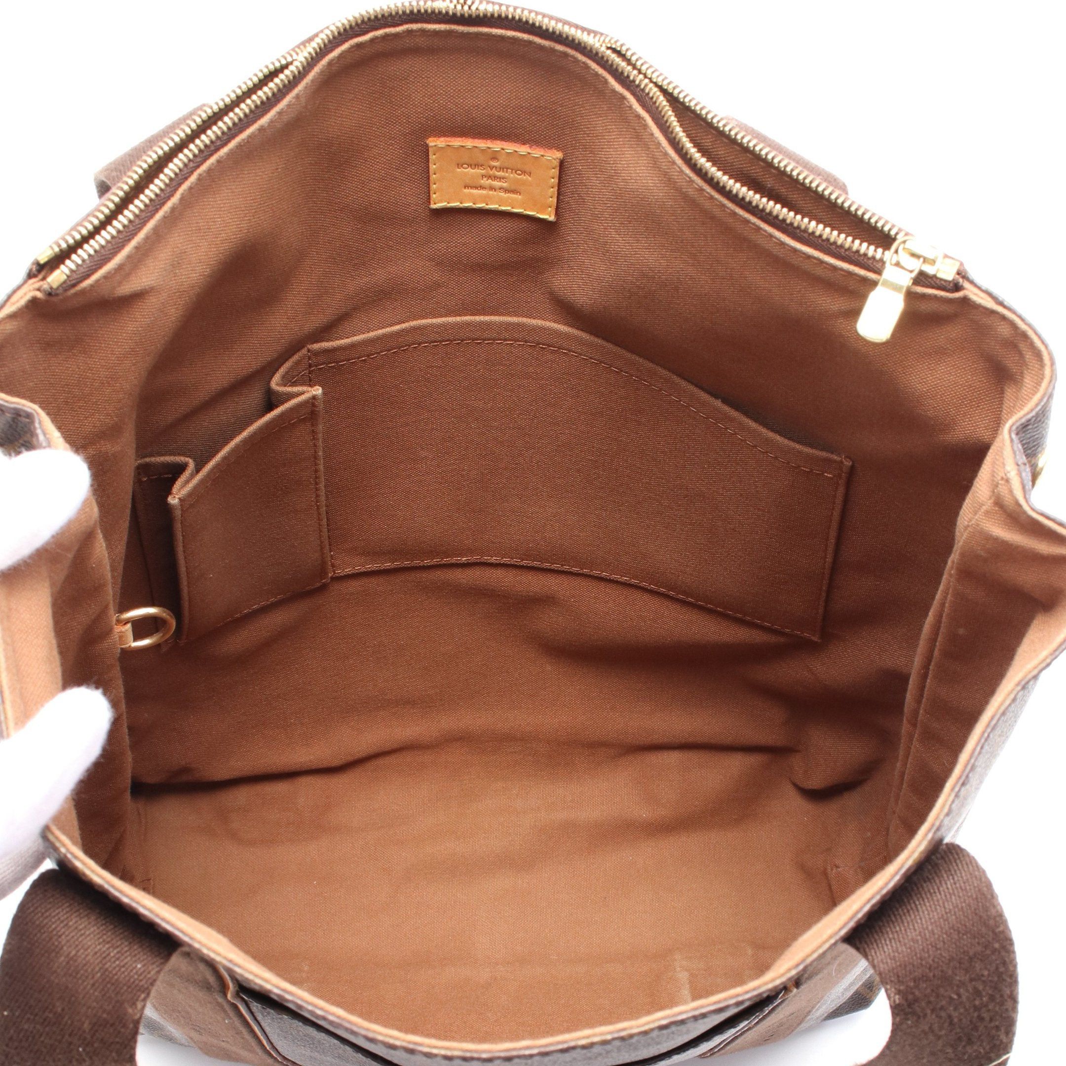 Louis Vuitton Louis Vuitton Hippopotamus Bobourg Monogram Shoulder Bag Tote Leather Brown Size ONE SIZE - 3 Thumbnail