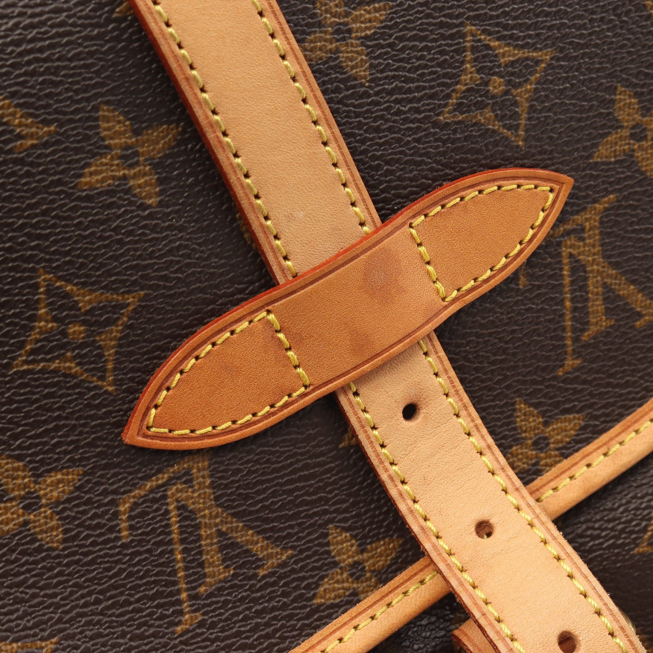 Louis Vuitton Louis Vuitton Saumur 30 Monogram Shoulder Bag Leather Brown Size ONE SIZE - 10 Thumbnail