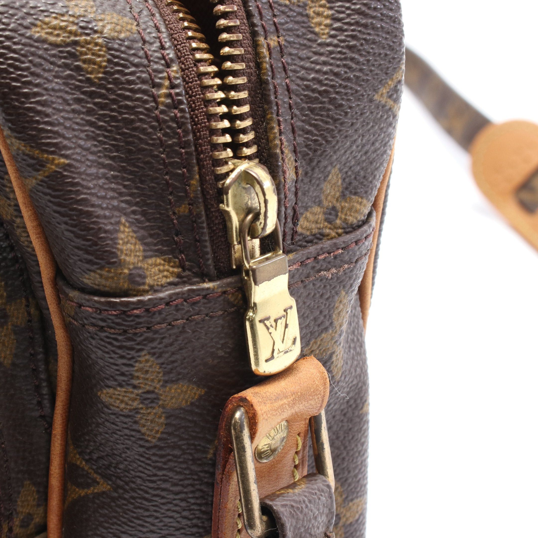 Louis Vuitton Louis Vuitton Nil Monogram Shoulder Bag Leather Brown Size ONE SIZE - 9 Thumbnail
