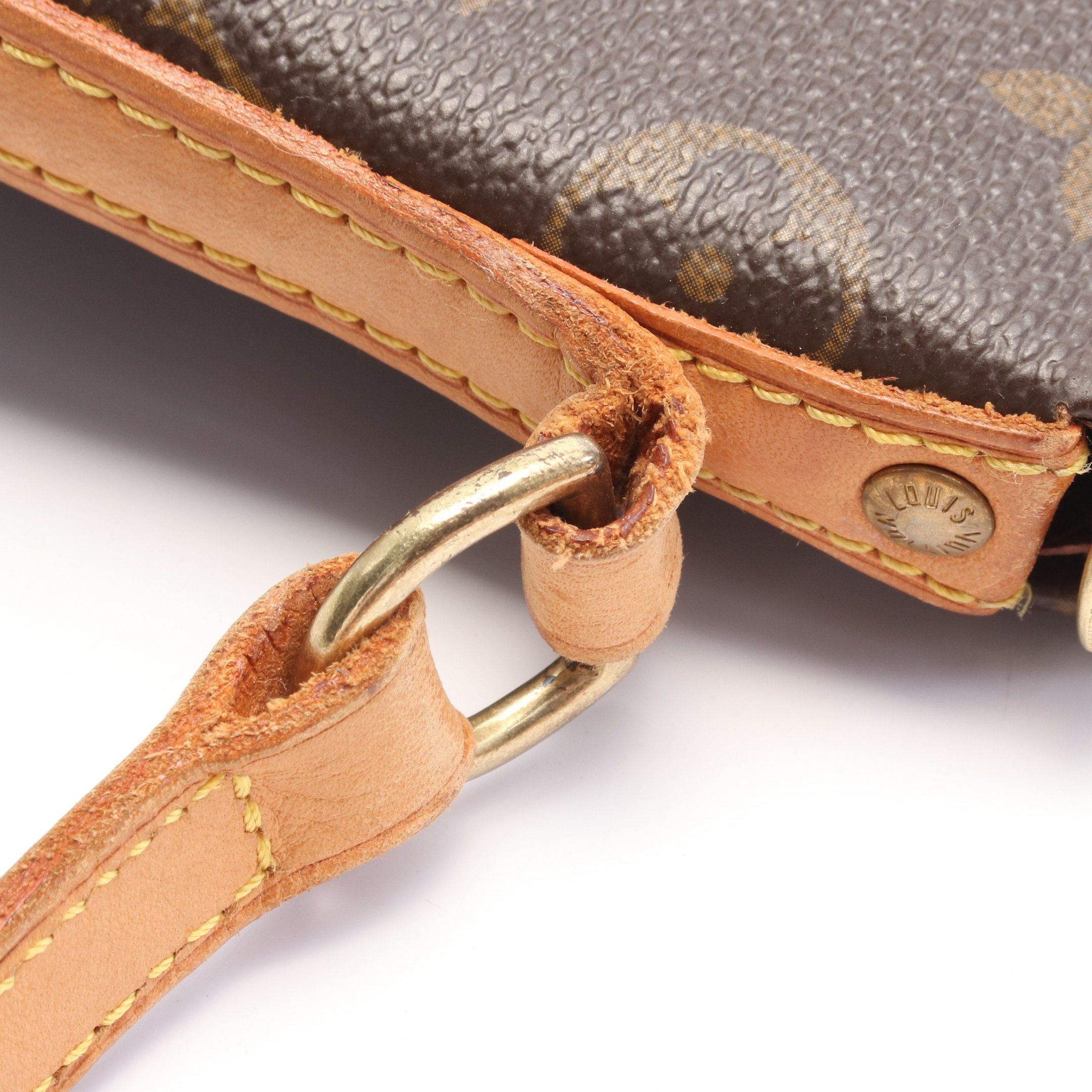 Louis Vuitton Louis Vuitton Druot Monogram Shoulder Bag Leather Brown Size ONE SIZE - 6 Thumbnail