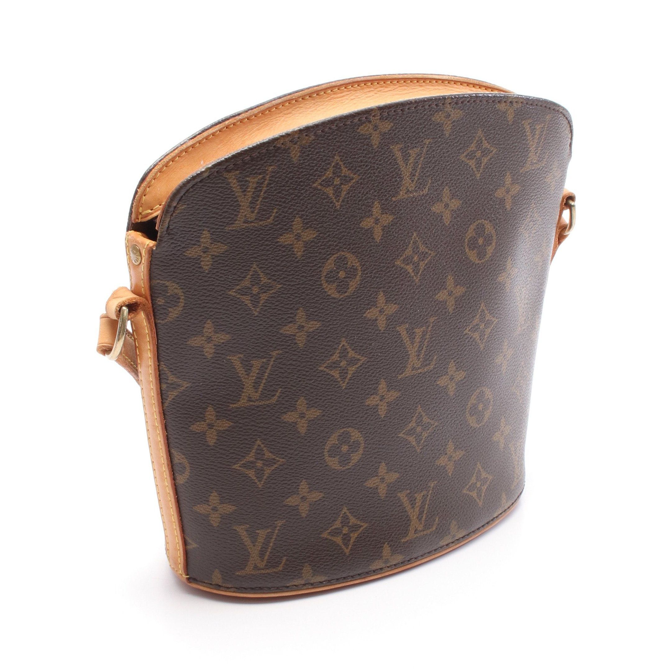 Louis Vuitton Louis Vuitton Druot Monogram Shoulder Bag Leather Brown Size ONE SIZE - 2 Thumbnail