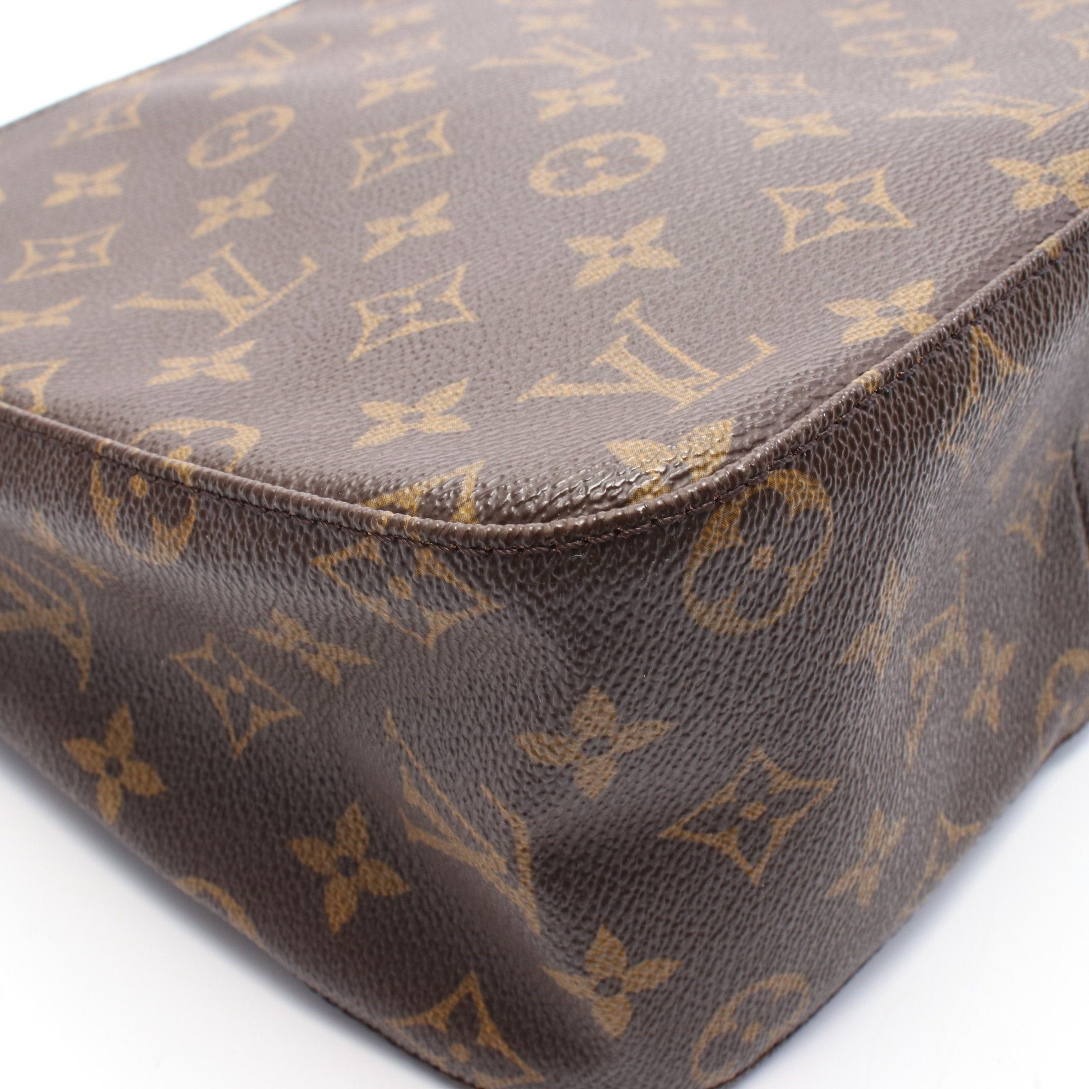 Louis Vuitton Louis Vuitton Looping Mm Monogram Shoulder Bag Leather Brown Size ONE SIZE - 8 Thumbnail