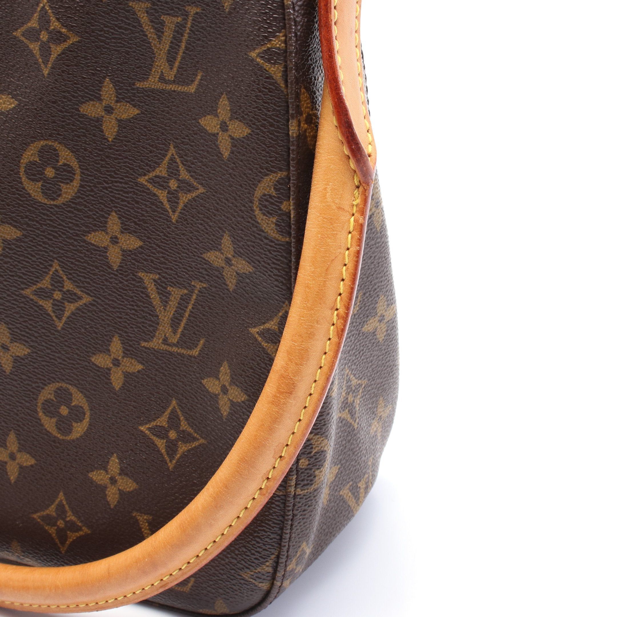 Louis Vuitton Louis Vuitton Looping Mm Monogram Shoulder Bag Leather Brown Size ONE SIZE - 9 Thumbnail