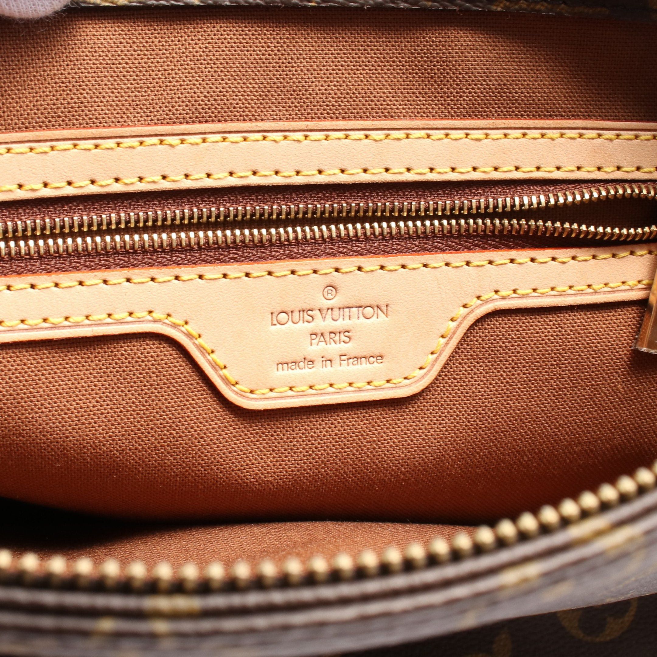 Louis Vuitton Louis Vuitton Cabas Piano Monogram Shoulder Bag Leather Brown Size ONE SIZE - 4 Thumbnail