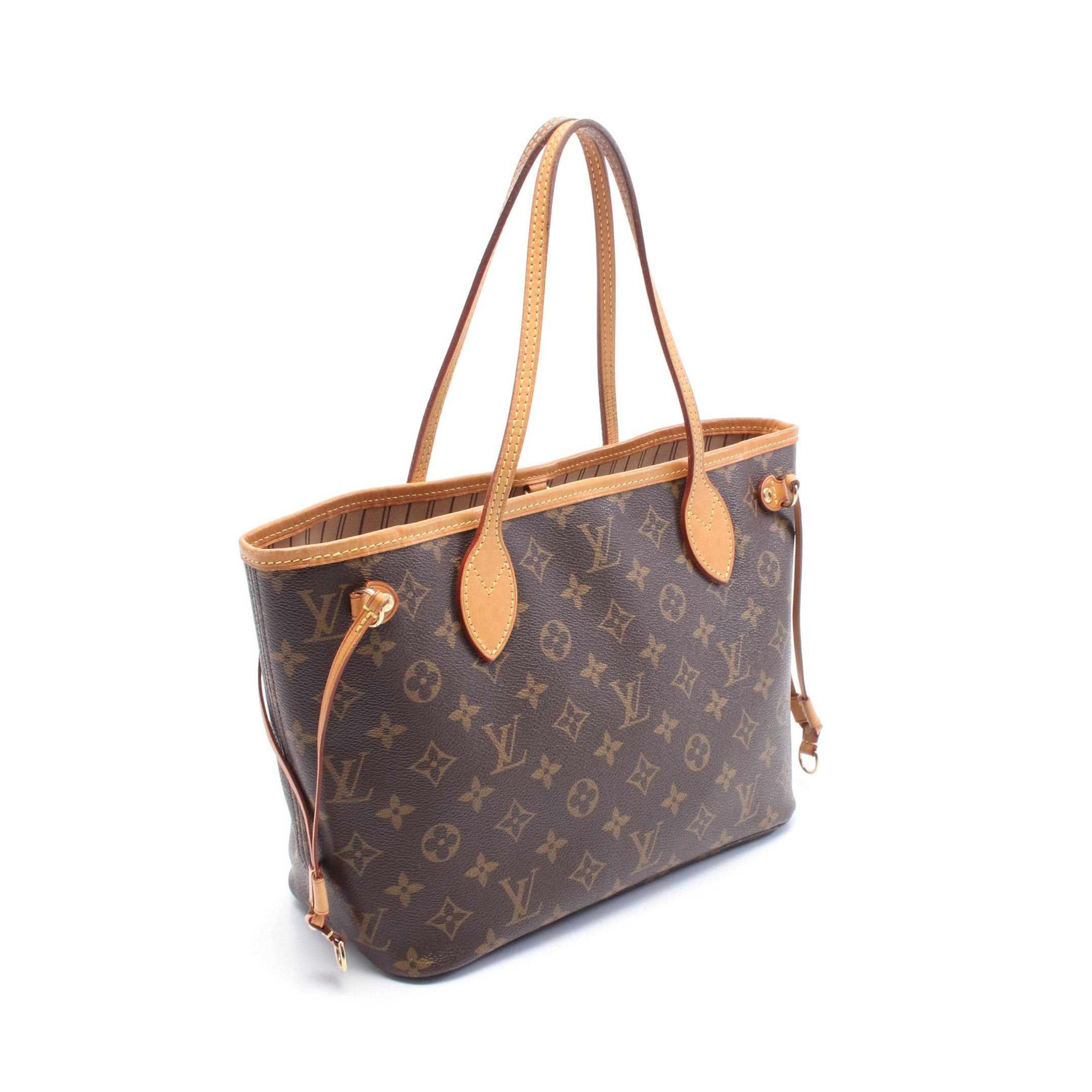 Louis Vuitton Louis Vuitton Neverfull Pm Monogram Handbag Tote Bag Leather Brown Size ONE SIZE - 2 Thumbnail
