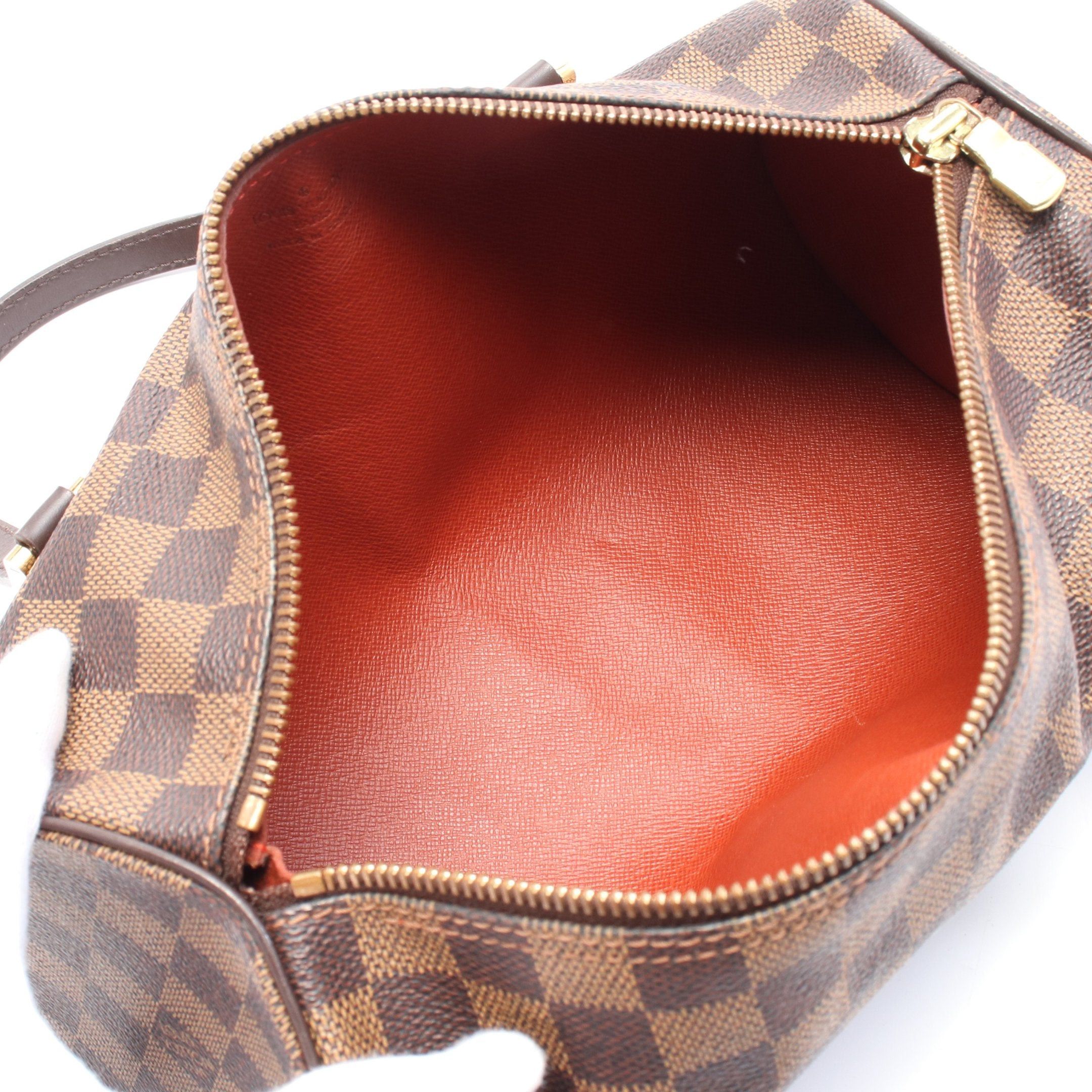 Louis Vuitton Louis Vuitton Papillon 26 Damier Ebene Handbag Leather Brown Size ONE SIZE - 3 Thumbnail